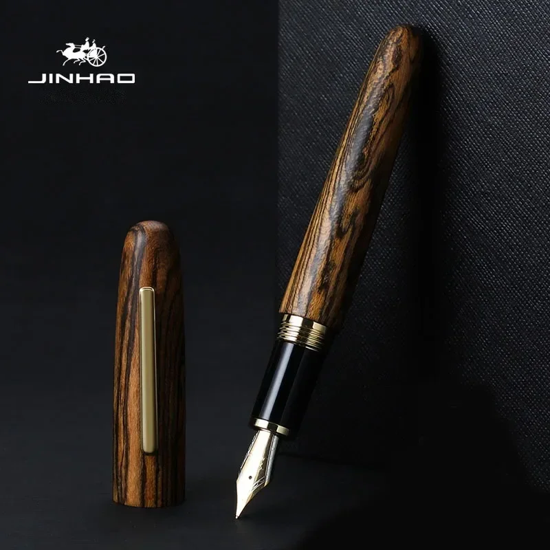 Stationery Supply Business - Jinhao 9056 Natural Wood Handmade Fountain