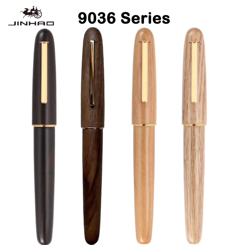 Stationery Supply Business - JINHAO 9036 Natural Wood Handmade Fountain