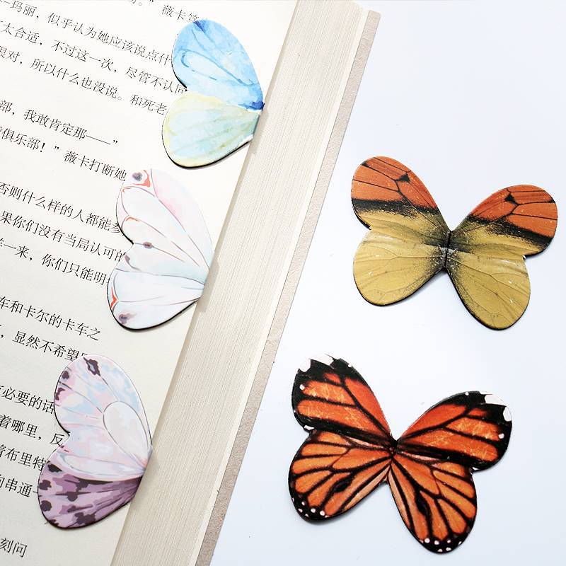 4pcs/Pack Beautiful Butterfly  - Bookmark Magnetic Clip review and price