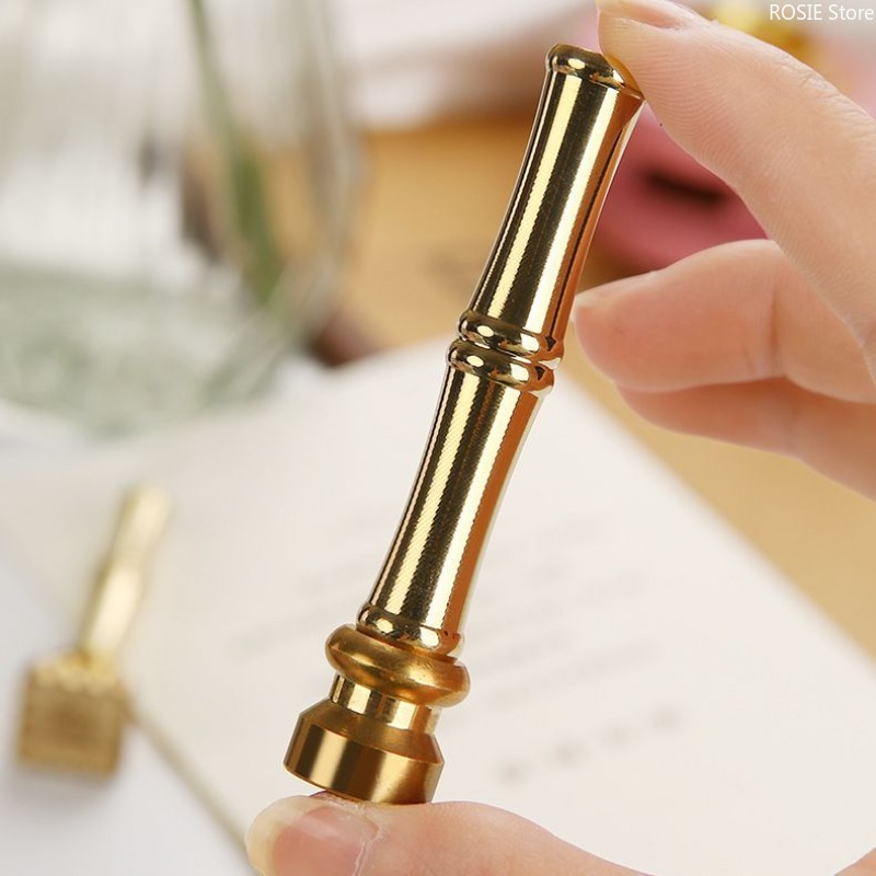 Bamboo Shape Brass Stamp Handl - Wax Seal Stamp Kit review and price