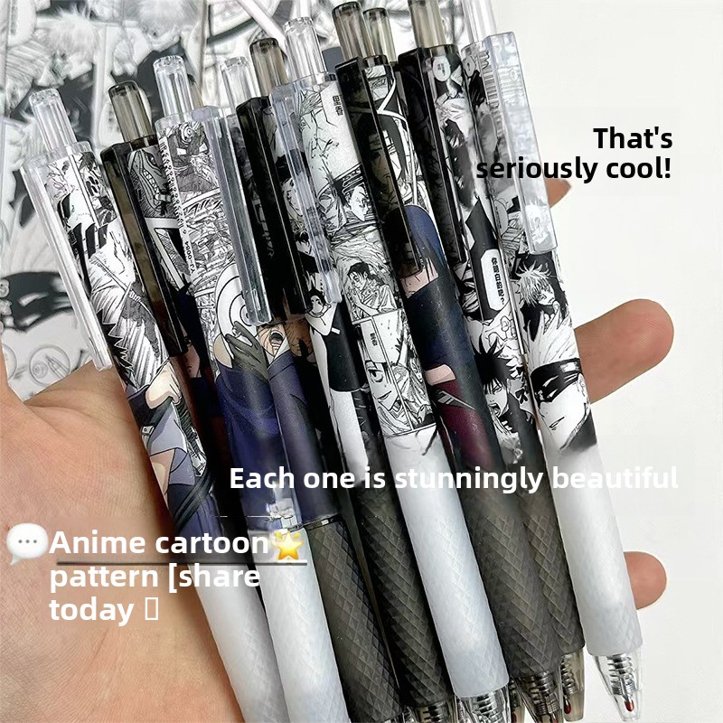 Anime Naruto Gel Pen Cute Cart - Fountain Pen Ink review and price