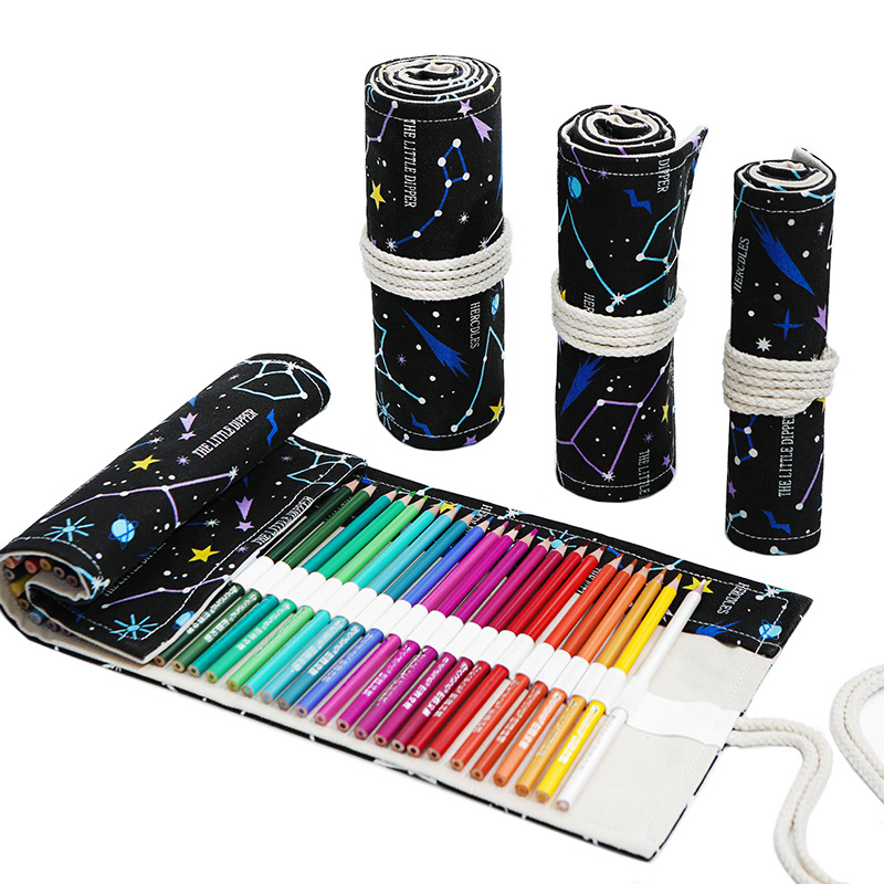 12/24/36/48/72 Holes Pencil Ca - Pen Pouch Roll review and price