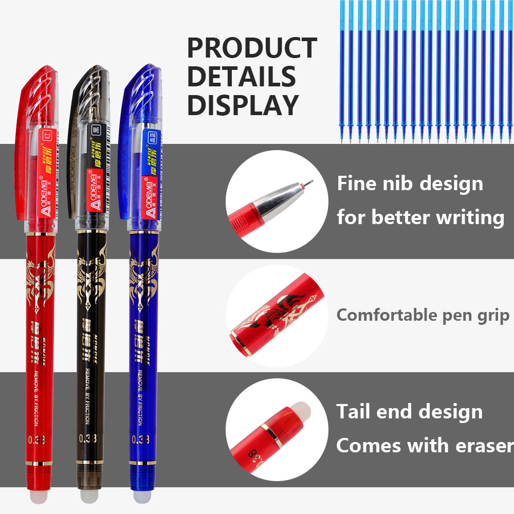 12pcs/set Creative Erasable Ge - Gel Ink Pen Set review and price