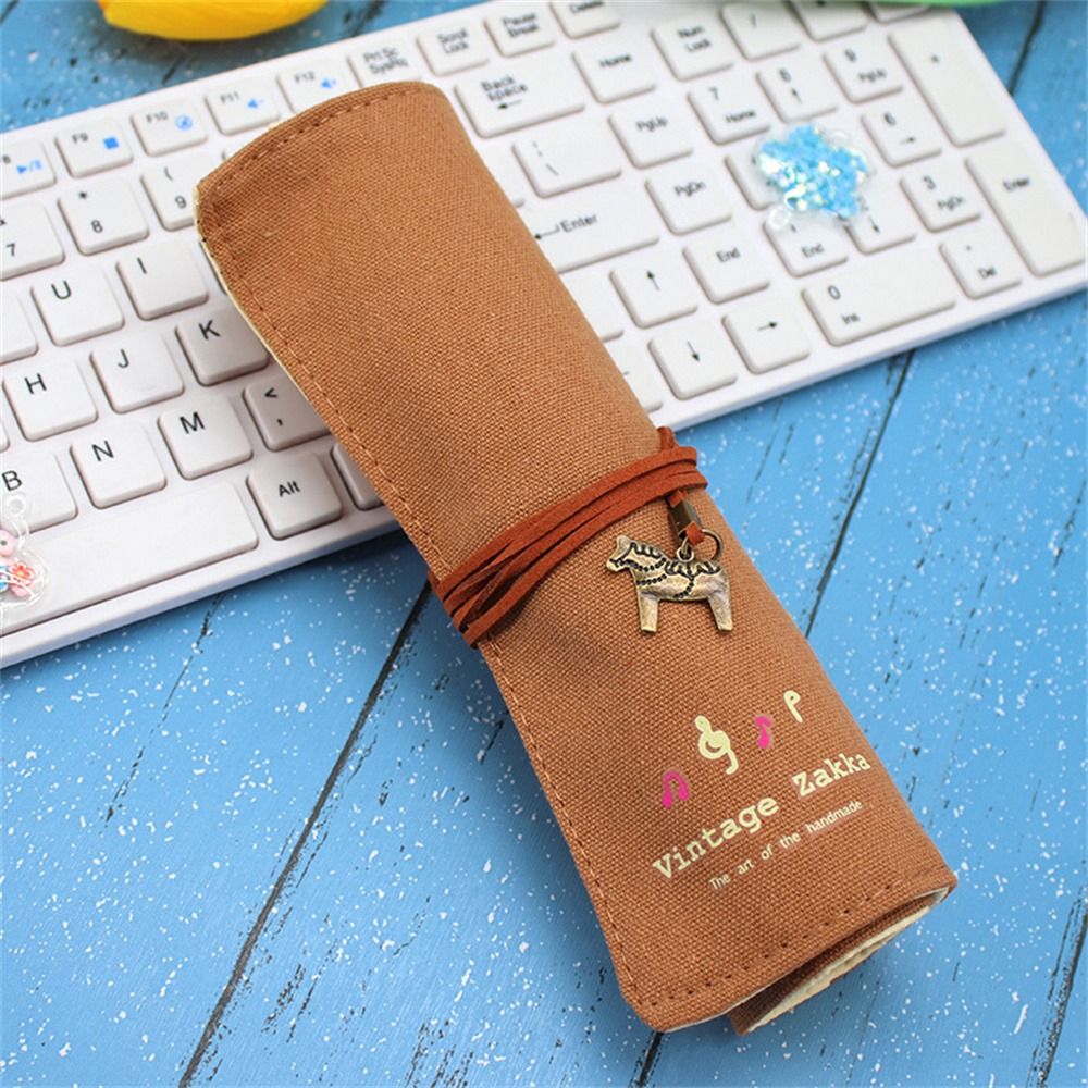 12 Holes Pencil Case Roller Pe - Pen Pouch Roll review and price