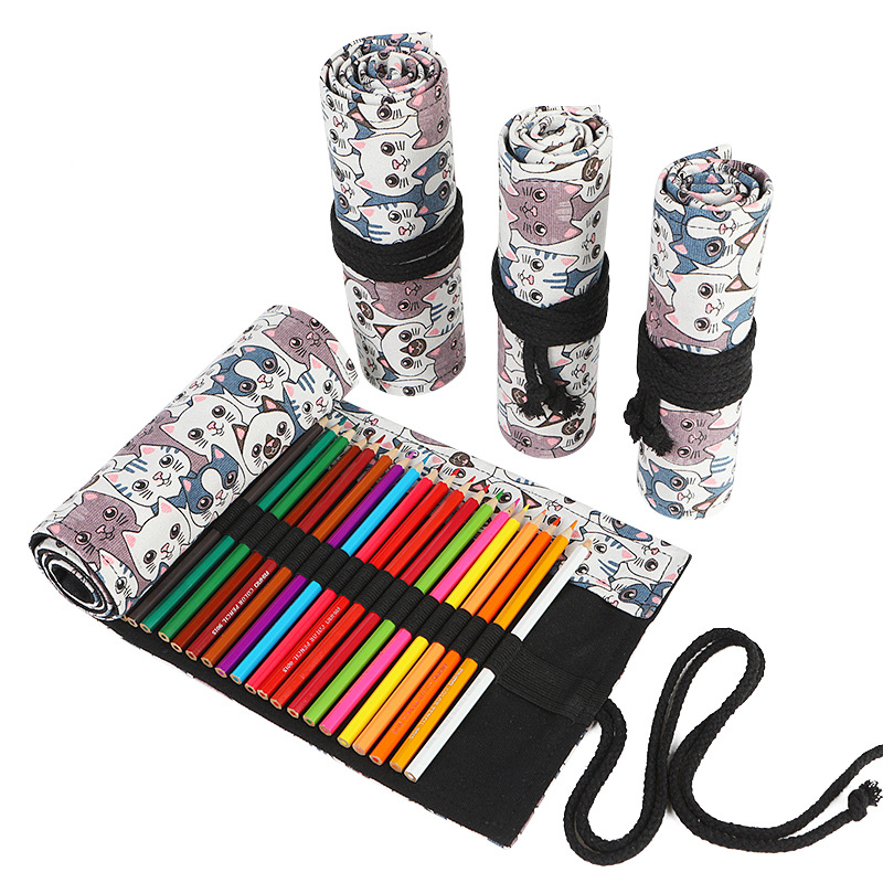 72 Slots School Pencil Case Ro - Pen Pouch Roll review and price
