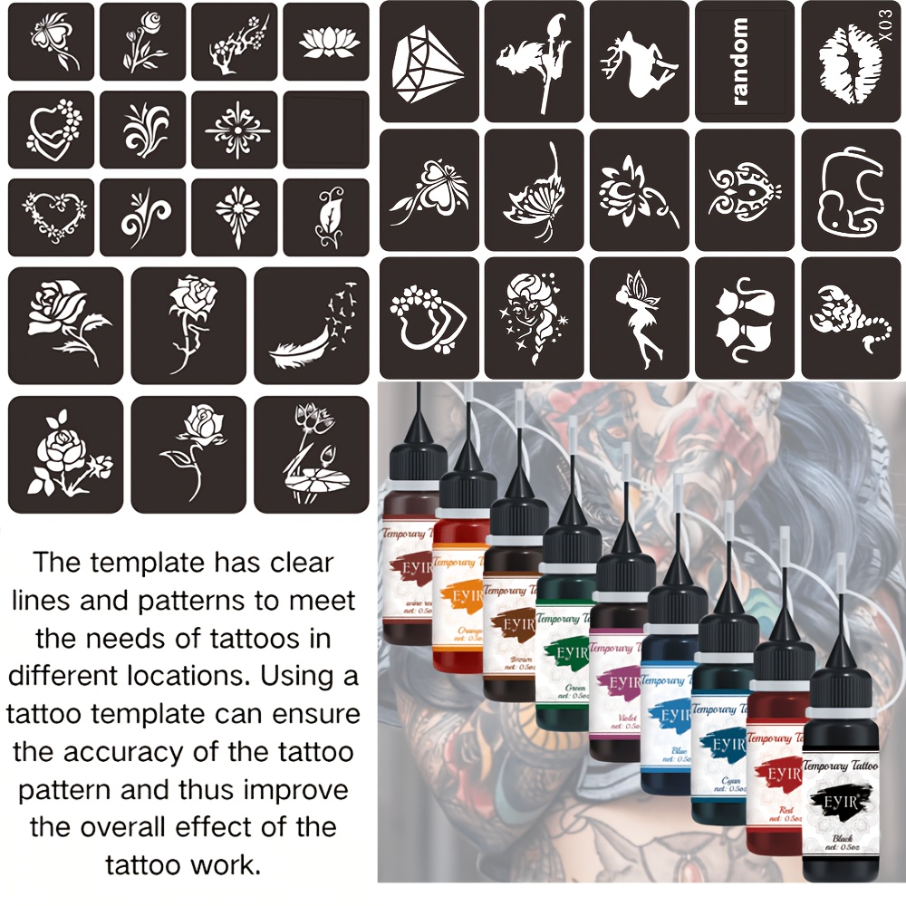 12 Colors Temporary Tattoo Gel - Gel Ink Pen Set review and price