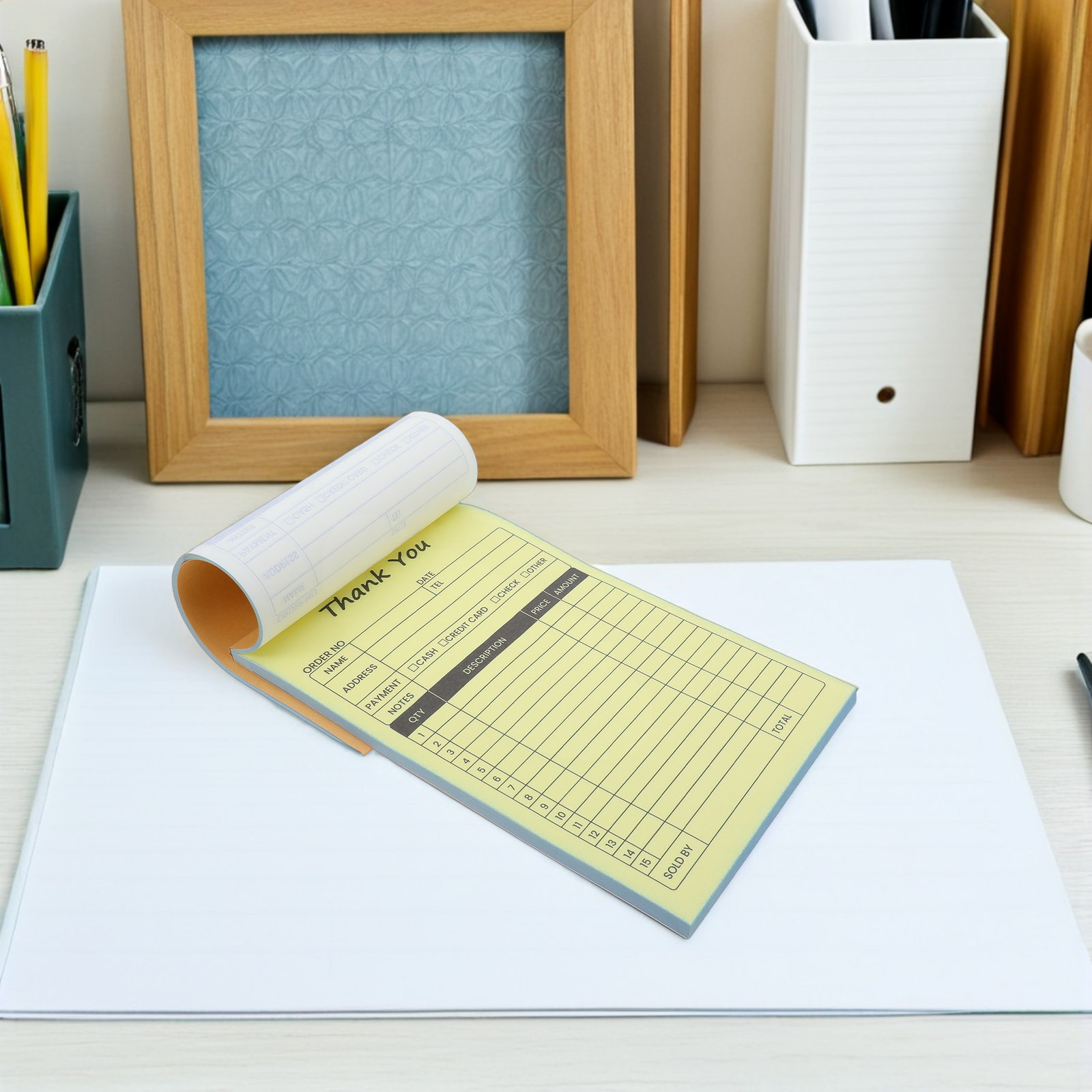 2Pcs Invoice Receipt Book 2 Pa - Carbon Copy Book review and price