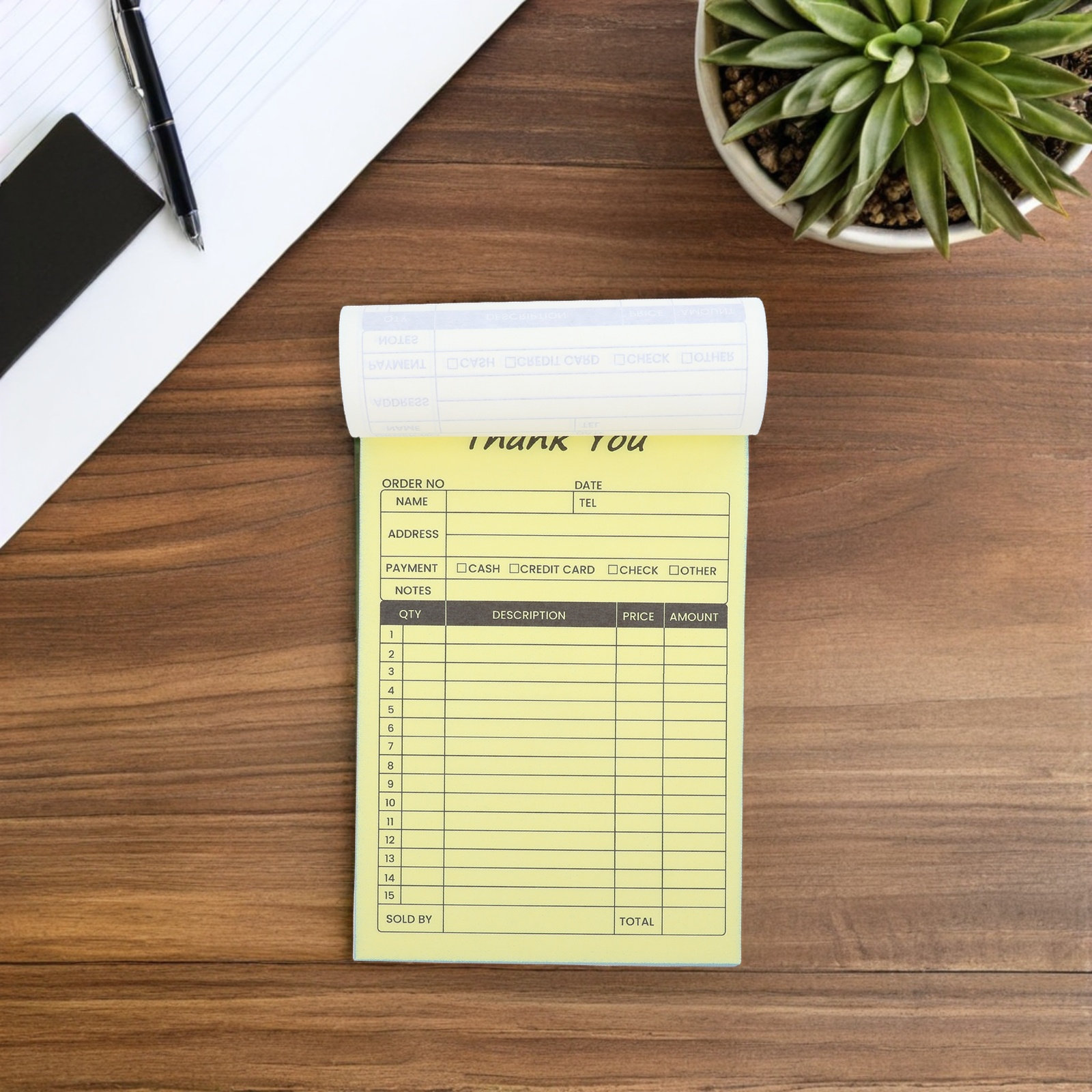2Pcs Invoice Receipt Book 2 Pa - Carbon Copy Book review and price