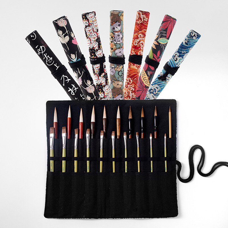 20 Holes Roll Pencil Case Scho - Pen Pouch Roll review and price