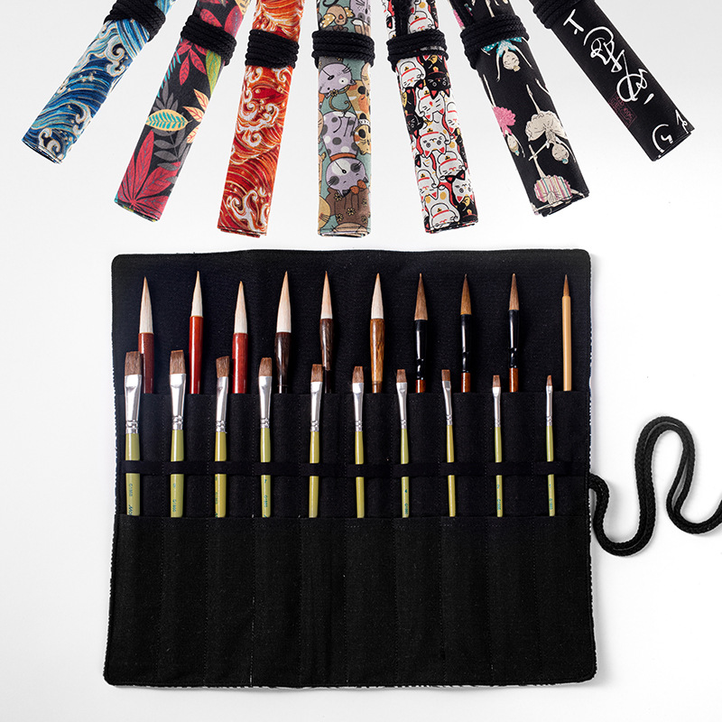 20 Holes Roll Pencil Case Scho - Pen Pouch Roll review and price