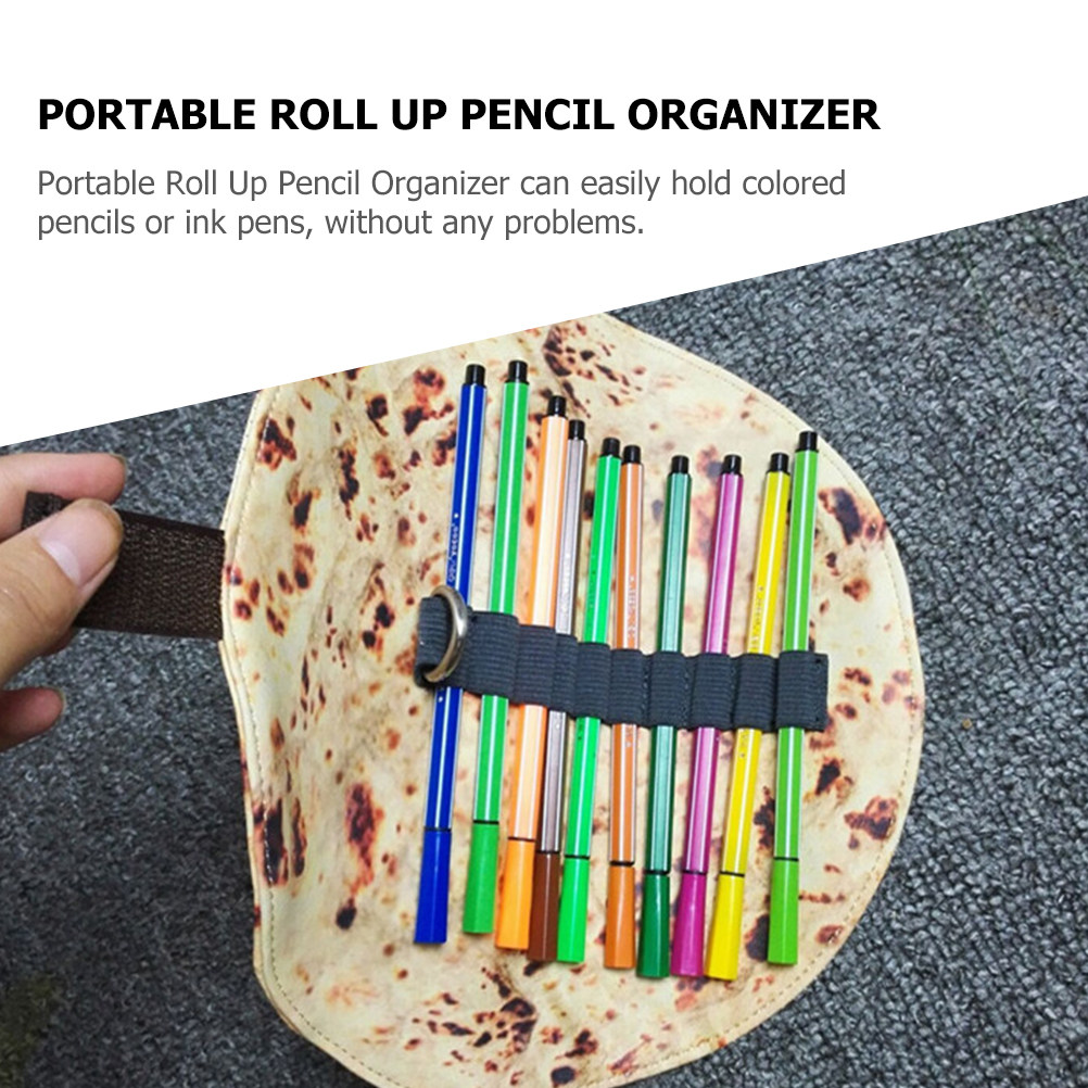 2Pcs Tortilla Pattern Canvas R - Pen Pouch Roll review and price