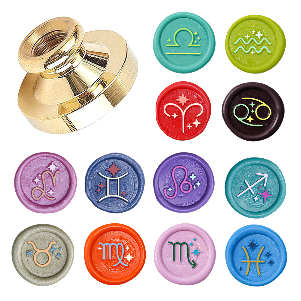 Zodiac Signs Wax Seal Stamp, W - Wax Seal Stamp Kit review and price