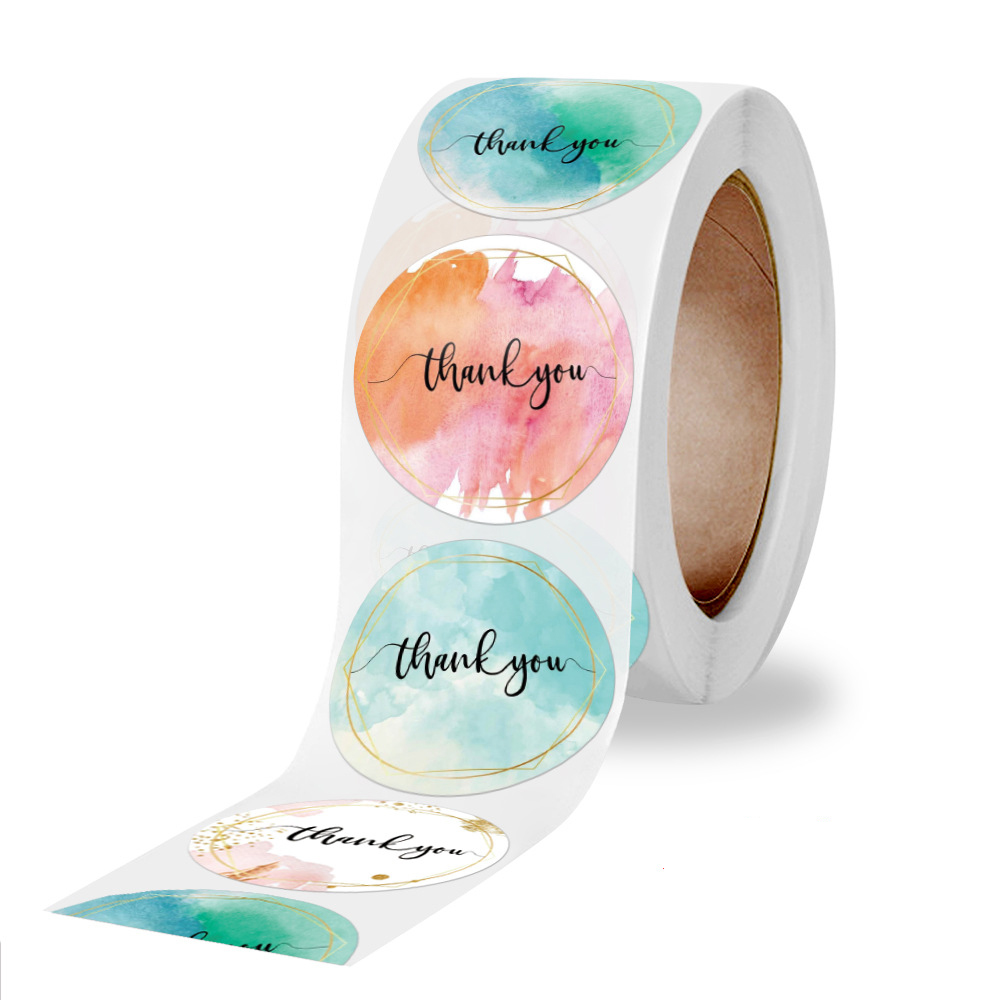 100-500 Pcs Thank You Stickers - Stationery Supply Business review and price