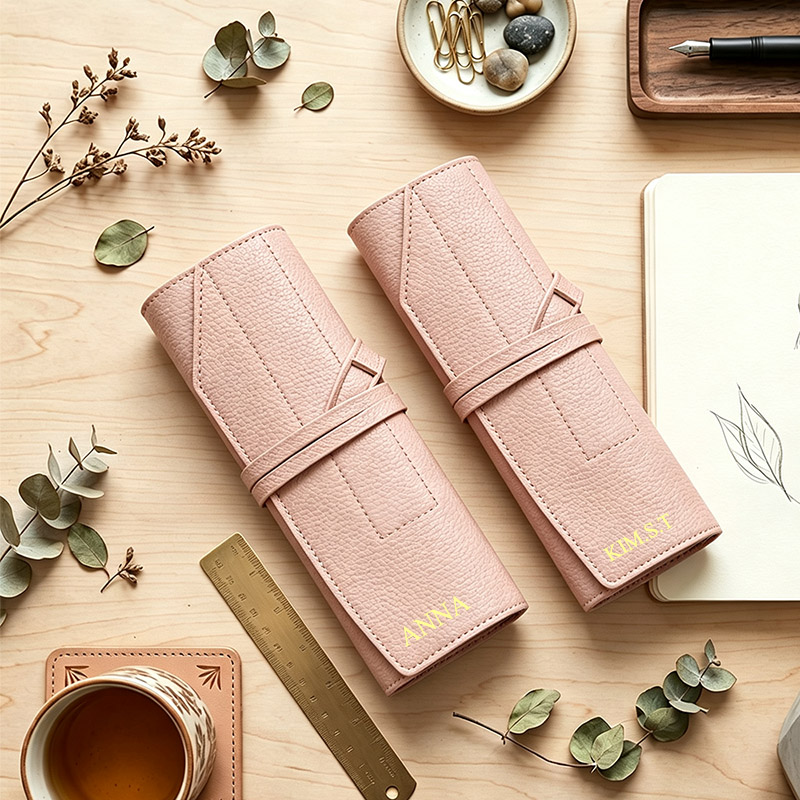 Custom Name Luxury Travel Port - Pen Pouch Roll review and price