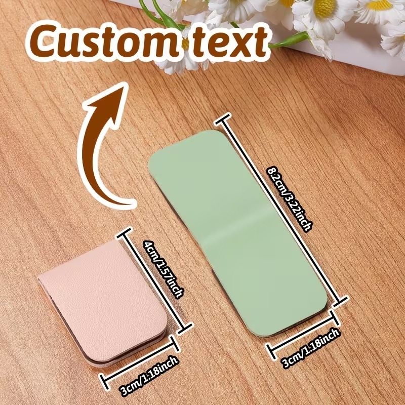 Custom Personalized Faux Leath - Bookmark Magnetic Clip review and price