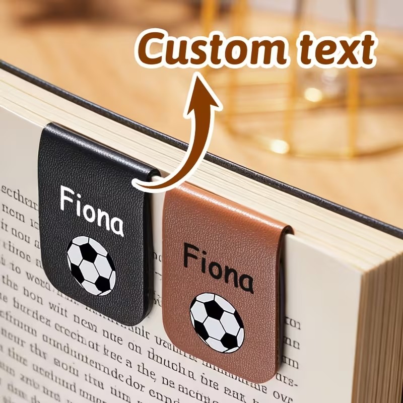 Custom Personalized Faux Leath - Bookmark Magnetic Clip review and price